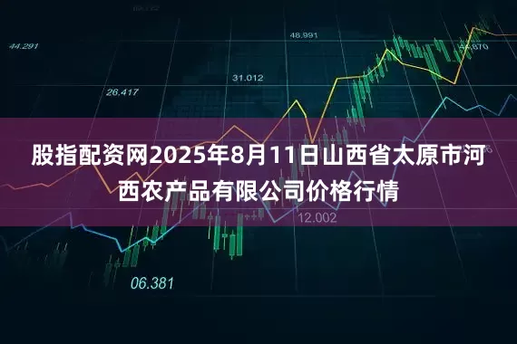 股指配资网2025年8月11日山西省太原市河西农产品有限公司价格行情